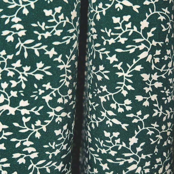 Green floral wrap dress - Picture 3 of 4